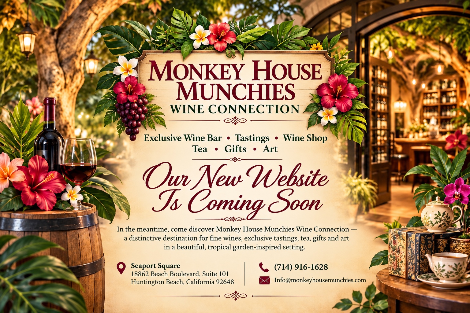 Monkey House Munchies Wine Connection